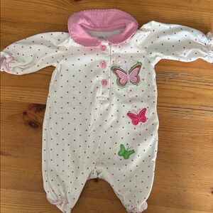 Okie Dokie Newborn Butterfly Onsie